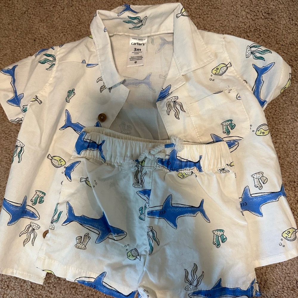 3 months boys summer outfits